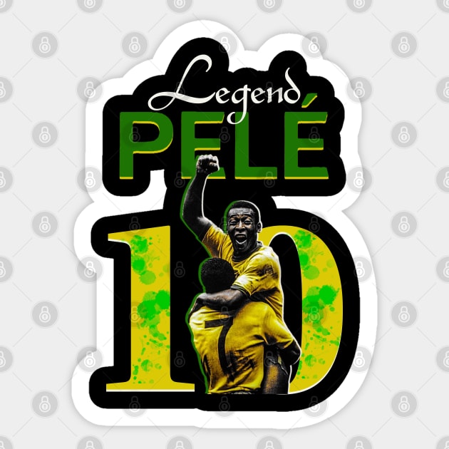 Rip Pele 1940-2022 Sticker by RAINYDROP